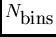 $N_{\mbox{bins}}$